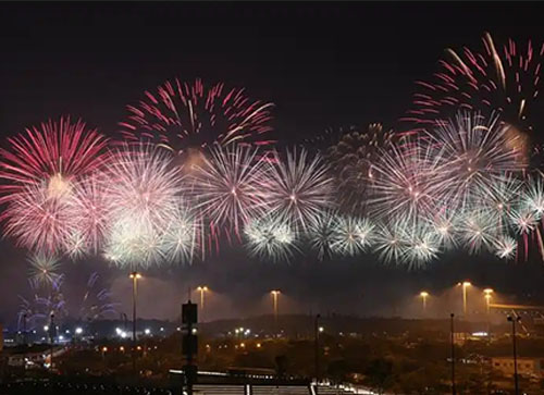 彭阳县焰火晚会